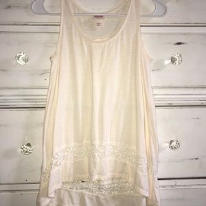 lace tank top